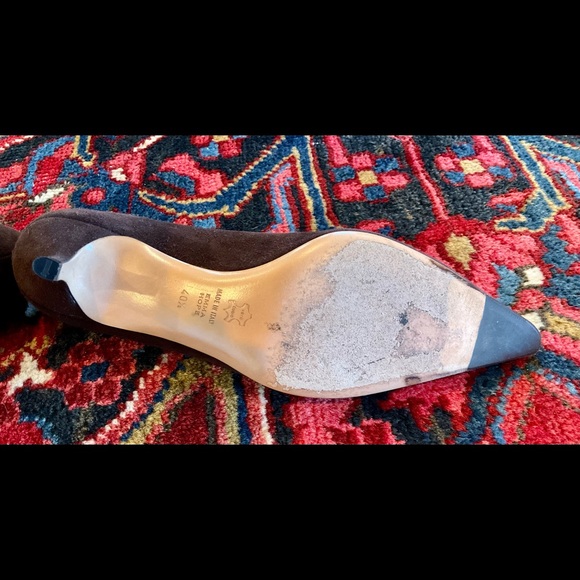 EUC Emma Hope Brian suede heels - size 10 - Picture 4 of 4